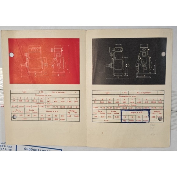 SMIT Type 2 BS Single Cylinder Stationary Diesel Engine Brochure Manual - Picture 3 of 4